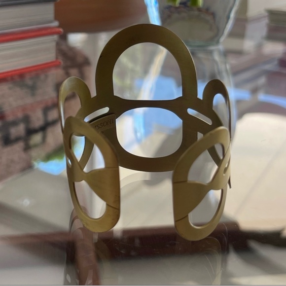 Missoni Gold  / Brass Cuff Bracelet - Vintage - Picture 6 of 9